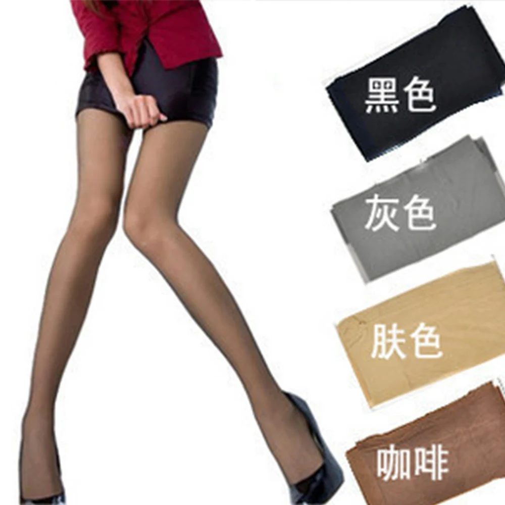 

Hight Quality 1 PCS Nylon Sheer Tights Long Stockings Panties Pantyhose 4 Colors Invisible Thin Sexy Full Foot Women Stockings