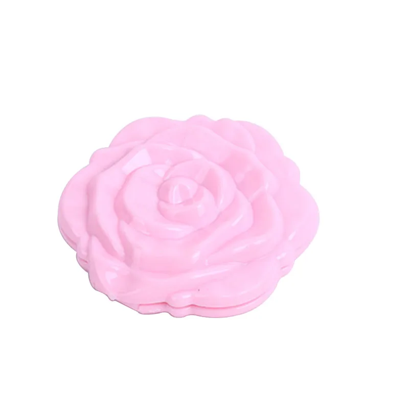 Mini Espelho Retro Rose Flower Portátil Pequeno Bolso Maquiagem Espelho Dupla Face Mão Espelhos Compact Cosmetic Beauty Tool WC