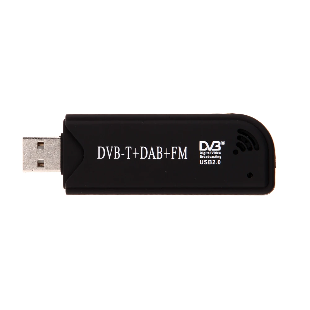 Sintonizador de TV Digital, Receptor de Cartão Dongle, USB 2.0, FM Dab, Dvb-T, SDR, Rtl2832U, R820T2
