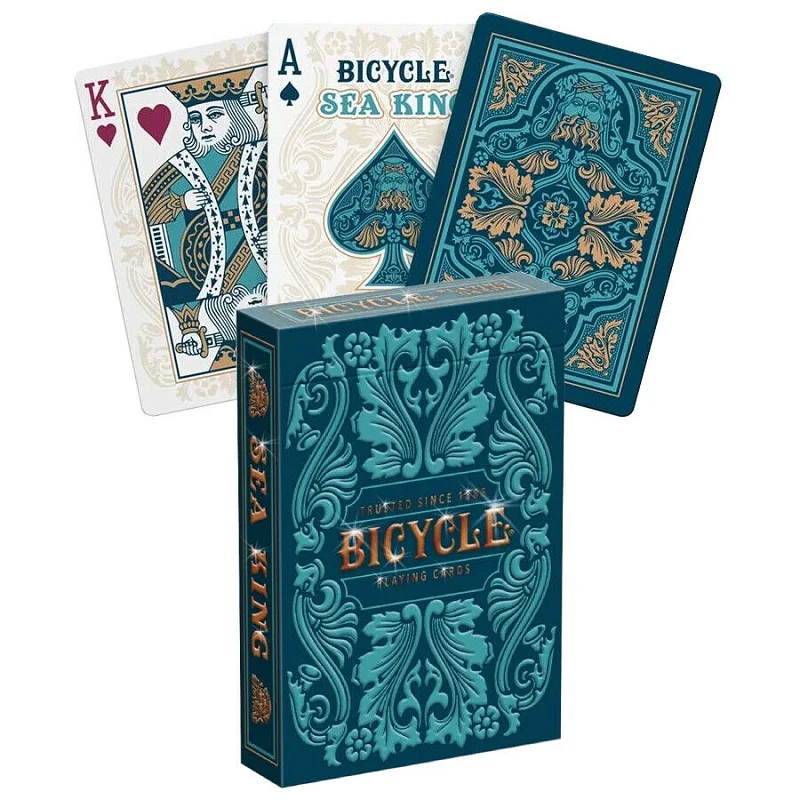 Bicycle Sea King Playing Cards USPCC Collectable Deck Poker Size Card Games Magic Trick Props for Magician