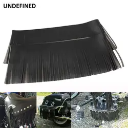 Motorcycle Seat Saddlebag Tassel Floorboard Craft Handbag Leather Fringe Brown Tan for Harley Indian Chief Classic Cafe Racer