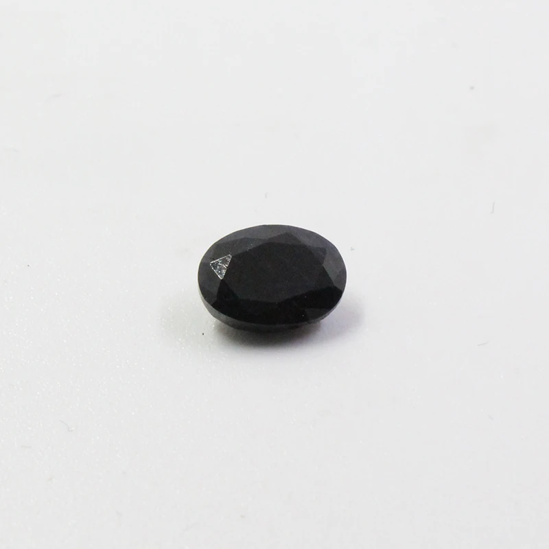 CoLife Jewelry Real Natural Black Sapphire Loose Gemstone 4mm*6mm To 6mm*8mm Genuine Chinese Black Sapphire for Jewlery DIY