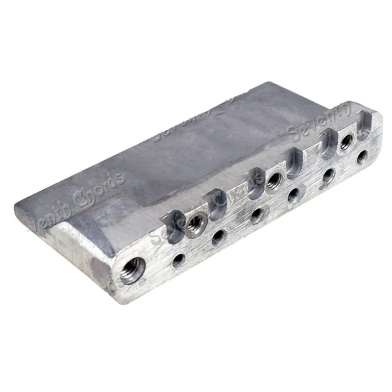 1 Stück 6-Saiten-Sattel-Tremolo-Brückenbasis für E-Gitarren-Zubehörteile Musikinstrument – Detail 10