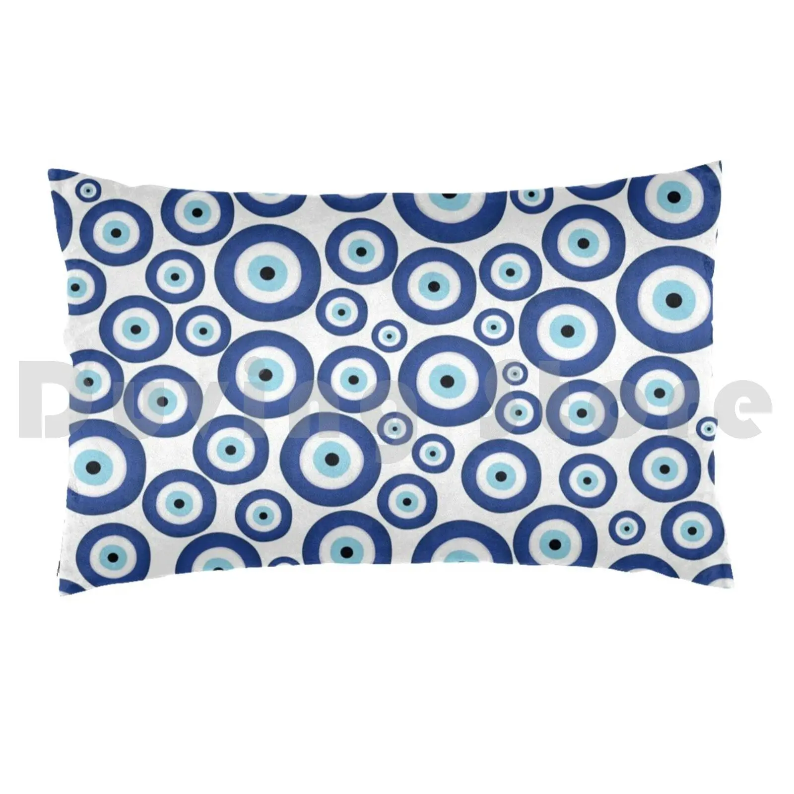 Greek Mati Mataki-Matiasma Evil Eye Pattern #1 pillow Case 20 * 30 Inch Greek Mati Mati Mataki Matiasma