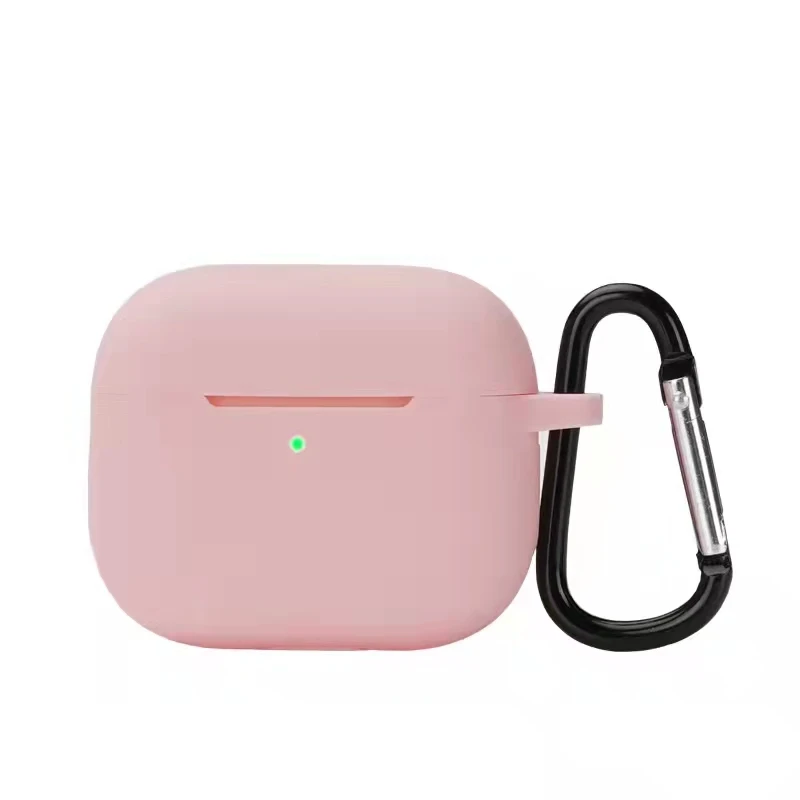 Funda de silicona para AirPods 3, funda magnética 2021, carga inalámbrica para AirPods 3, funda protectora para auriculares, con gancho