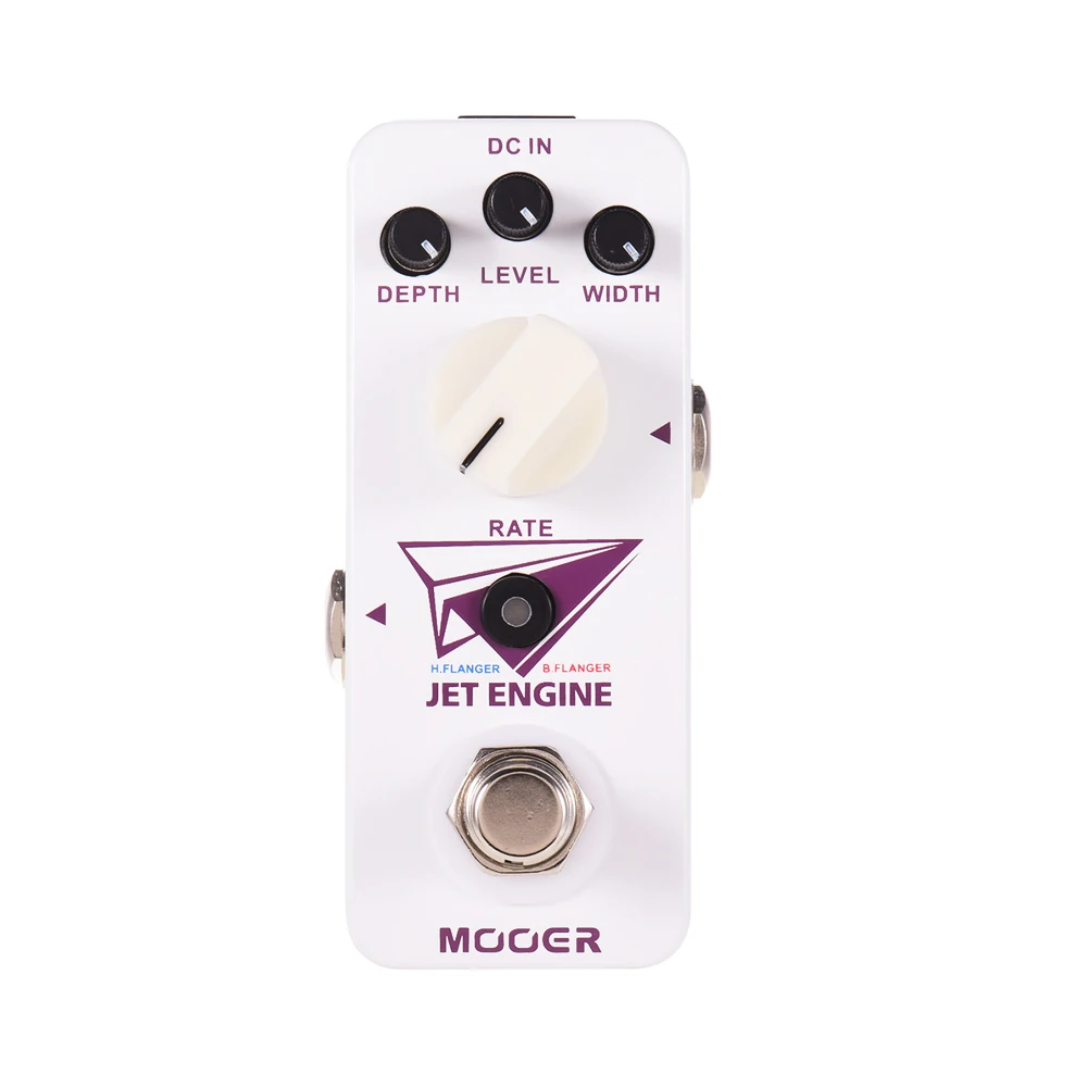 Mooer Jet Engine Digital Multi-Frequency Flanger Pedal Electric Guitar Effect Pedal True Bypass String Instrument Accessories