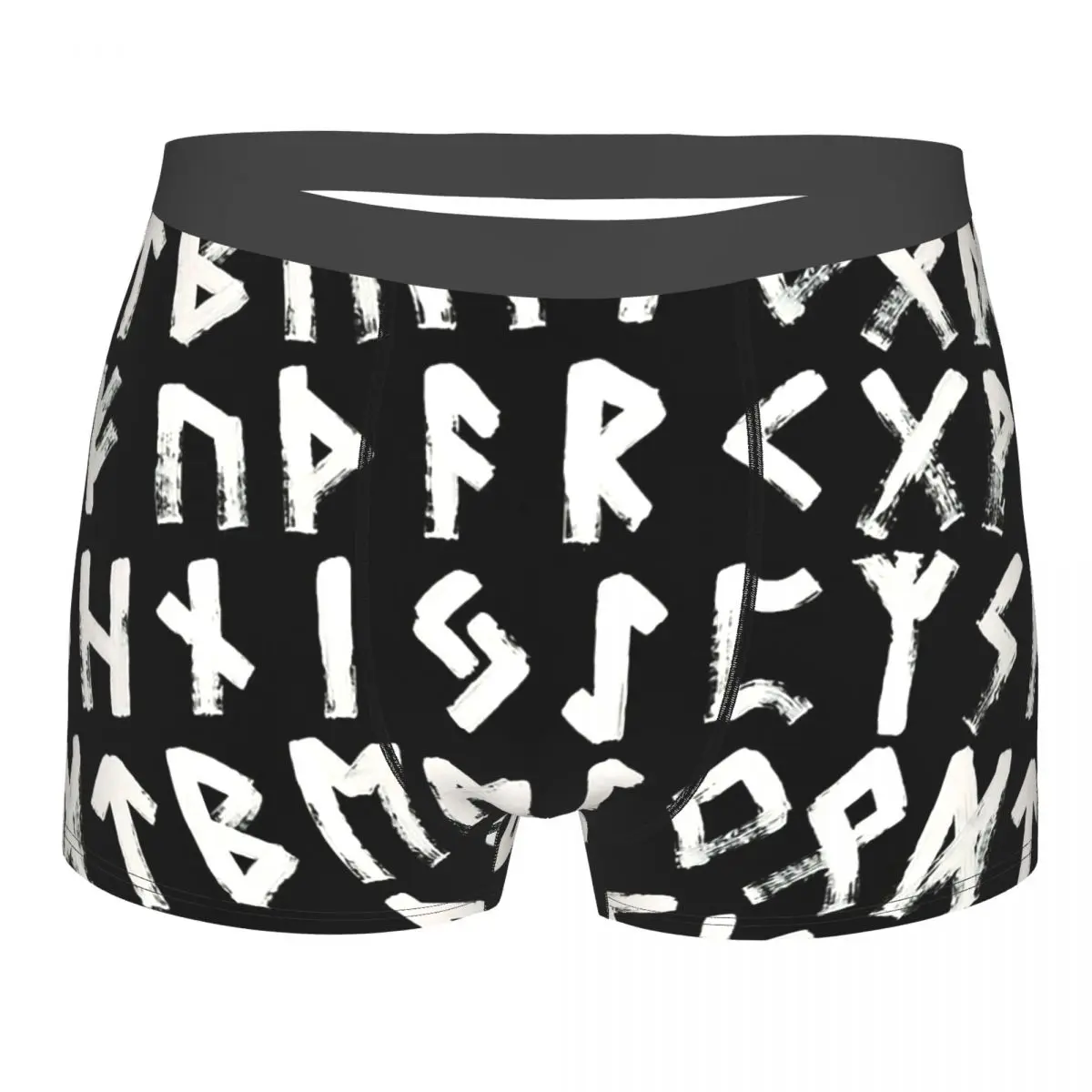 Men's Panties Runes - Elder Futhark - 0025 - Collected Men Boxer Underwear Cotton for Male Vikings Large Size Lot Soft