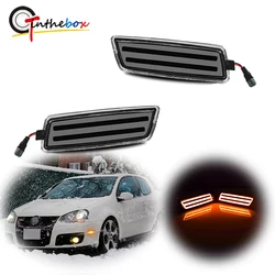 For Volkswagen 2006-2009 MK5 Golf/GTI Rabbit 2005-2010 Jetta R32 2008 LED Car Side Marker Lights Turn Signal Lamp