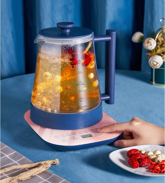 220V 1800ML bollitore elettrico automatico multifunzione per la conservazione della salute pentola da tè polenta Dessert Multi fornello