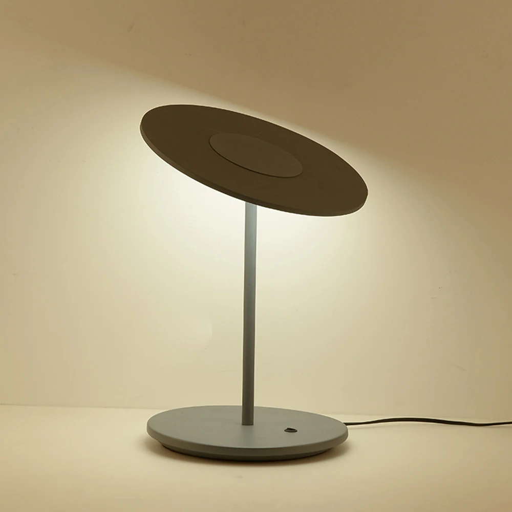 OURFENG Nordic Modern Table Lamp Simple Creative Design UFO Bedside Desk Light Home LED Decorative For Dining Living Room Office