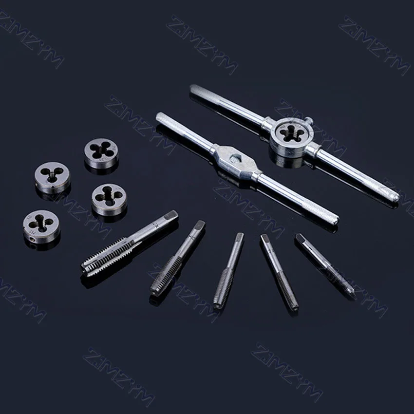 Professional 110 Pcs Tap And Die Tools Set Alloy Steel Tap And Die Set Metric Threading Die Screw Thread Tap Die Wrench Set