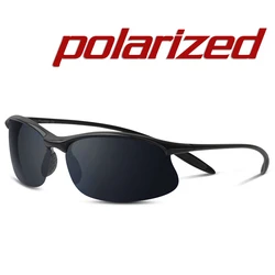 Maxjuli-gafas de sol deportivas polarizadas para hombres y mujeres, Tr90, montura irrompible para correr, pescar, senderismo, al aire libre, MJ8002