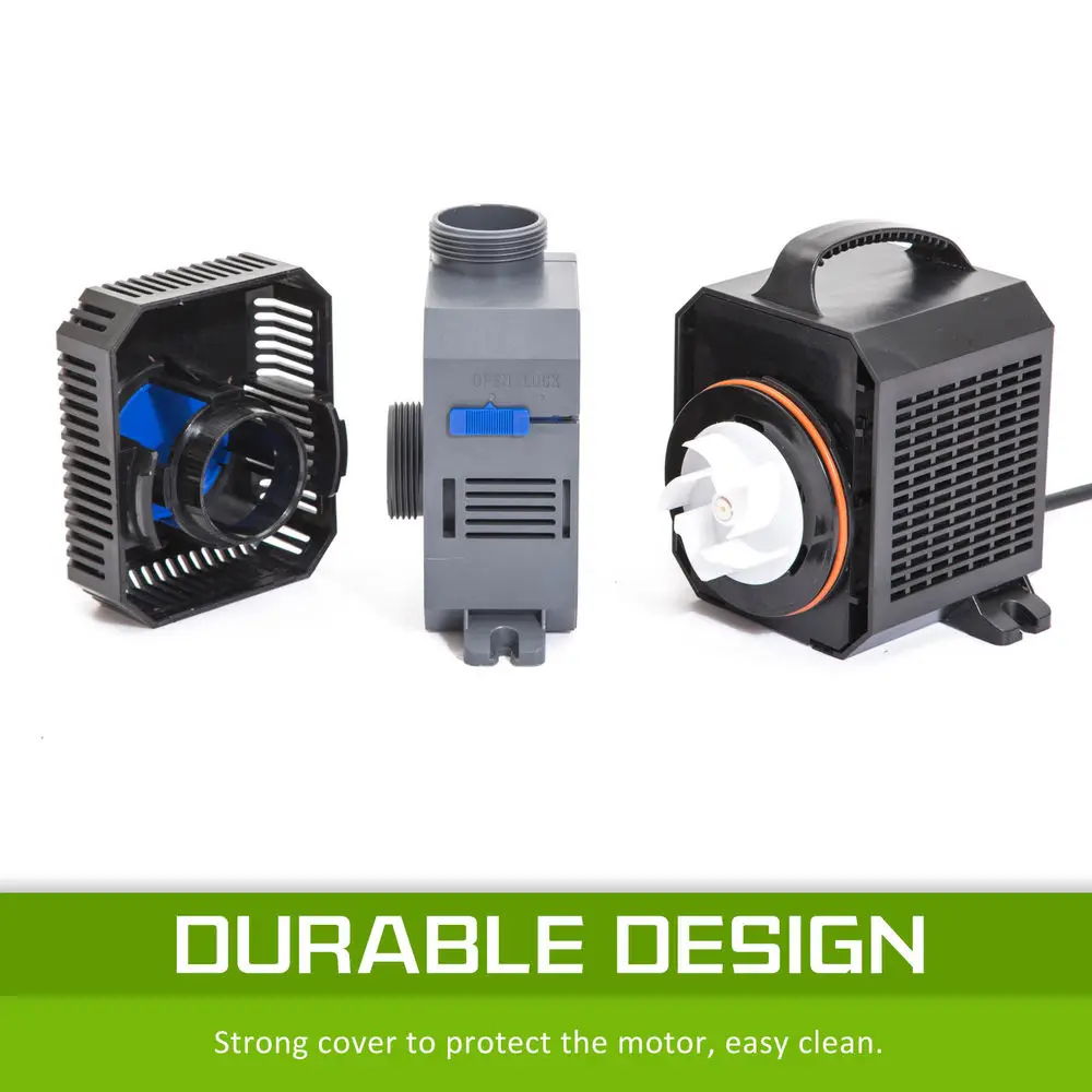 10000-16000L/H SUNSUN Submersible Water Pump for Aquarium Fish Tank Garden Fountain ECO Pond Filter System 80/100/120/140W