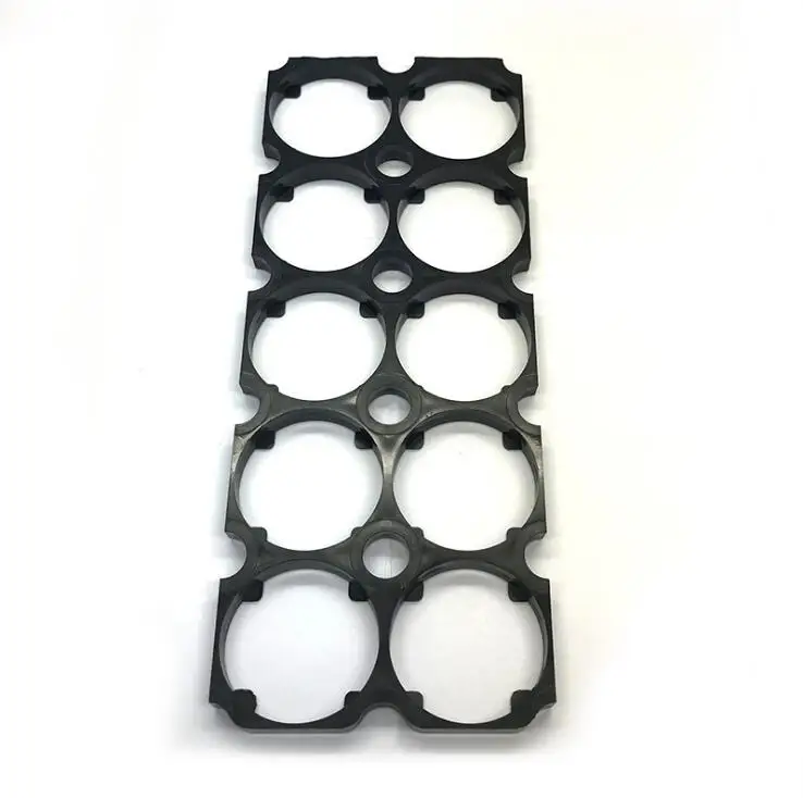 

32650 2*5 Batteries Holder Bracket Cell Safety Anti Vibration Plastic Cylindrical Battery Brackets For 32650 Lithium Batteries