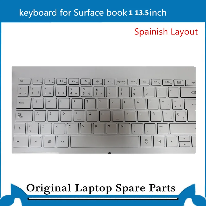 

Original Keyboard for Microsoft Surface Book 2 13.5 Inch ES layout Spain Version 1834 1835