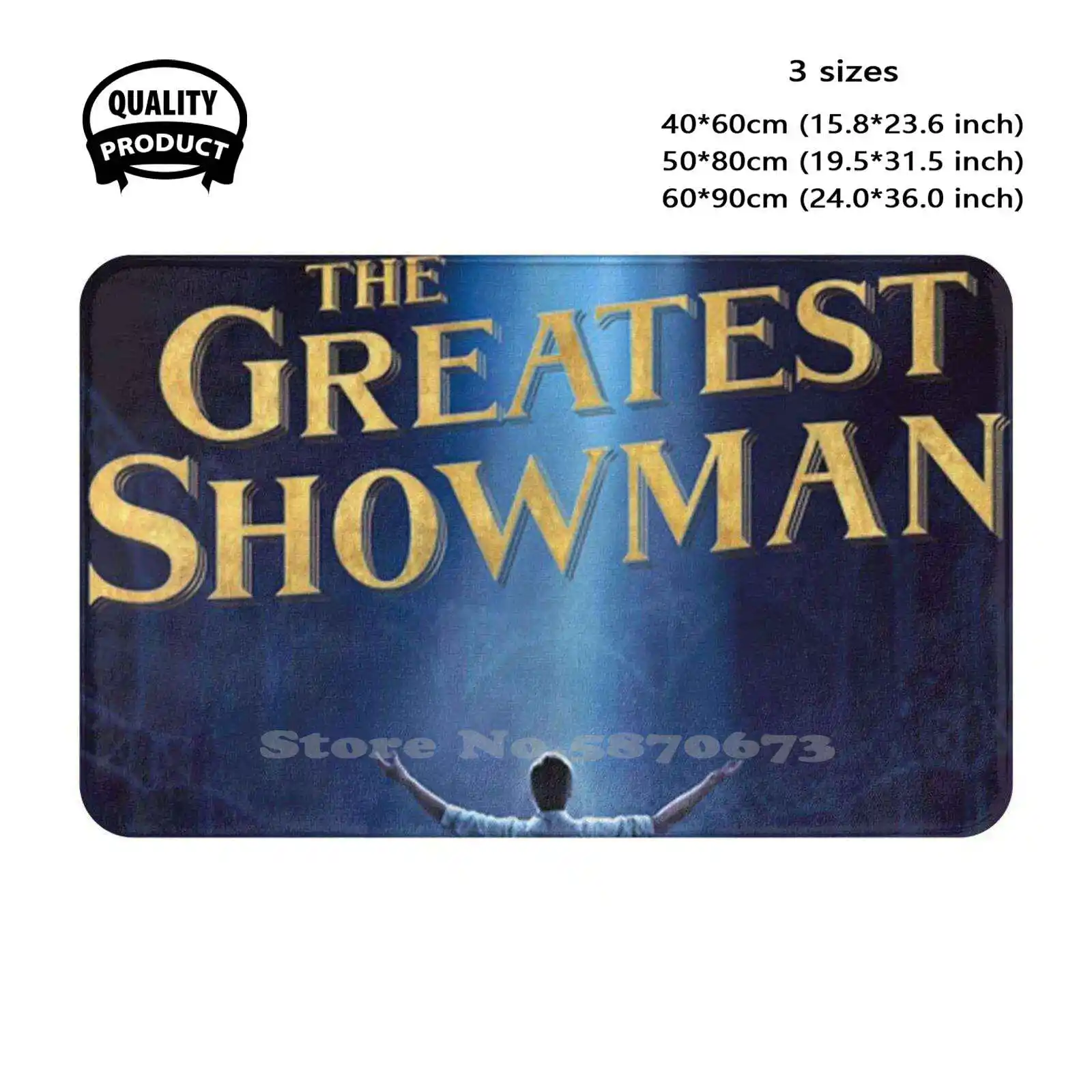 The Greatest Showman Soft Cushion Home Carpet Door Mat Car Rug The Greatest Showman Movies Actors Actresses Musical Songs