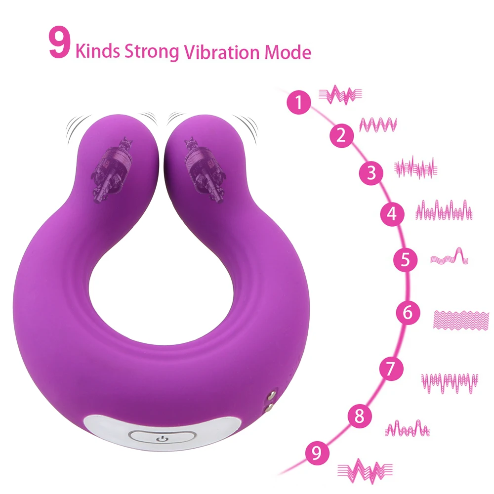 Couple Vibrator for Penis Clitoral Stimulation Sex Toys Cock Ring Vibrator,Wireless Remote Control Clitoris Stimulator Massager