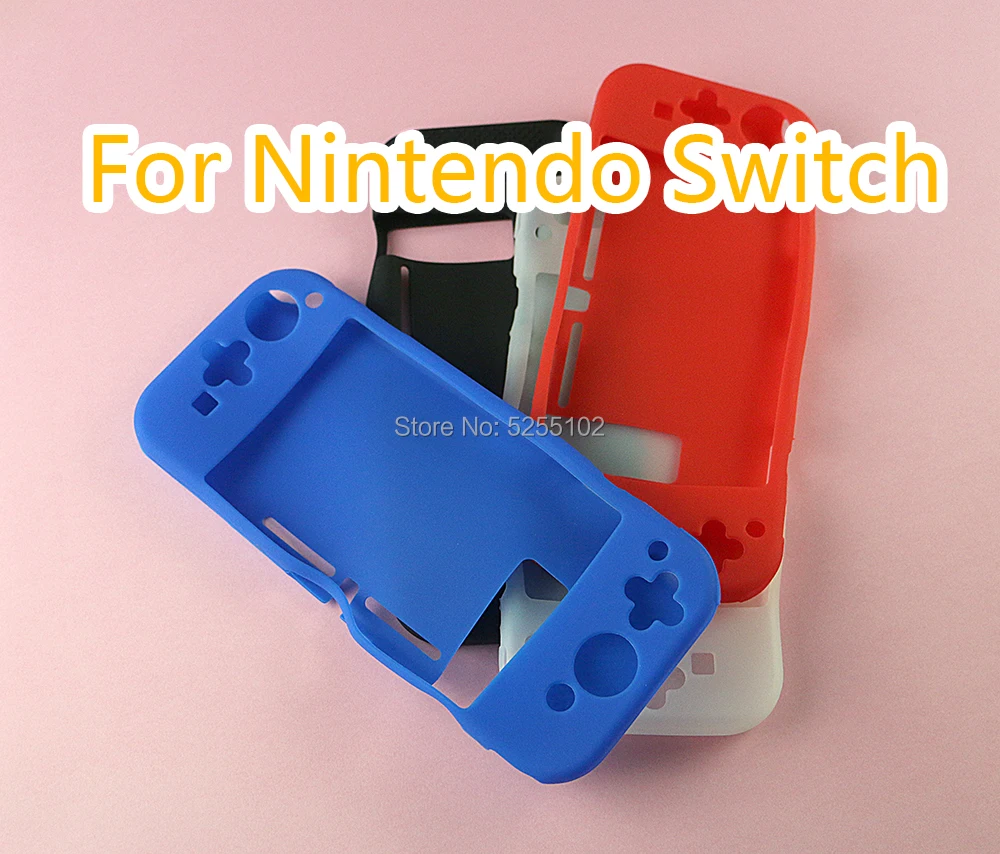 1pc For Nintend Switch Silicone Protective Sleeve Anti-Scratch Case Shell Soft Rubber Game Console Cover Case Console