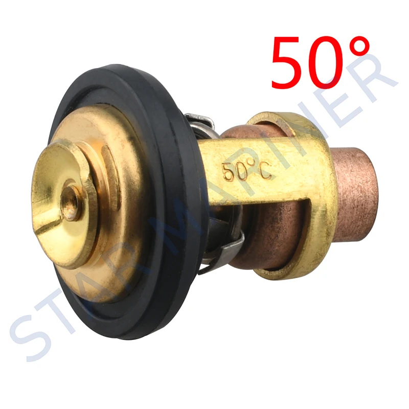 6E5-12411-02 Thermostat 50 Degree 688-12411 6H3-12411 6E5-12411-10 For Yamaha For SUZUKI Outboard Motor 15HP 25HP 30HP-220HP