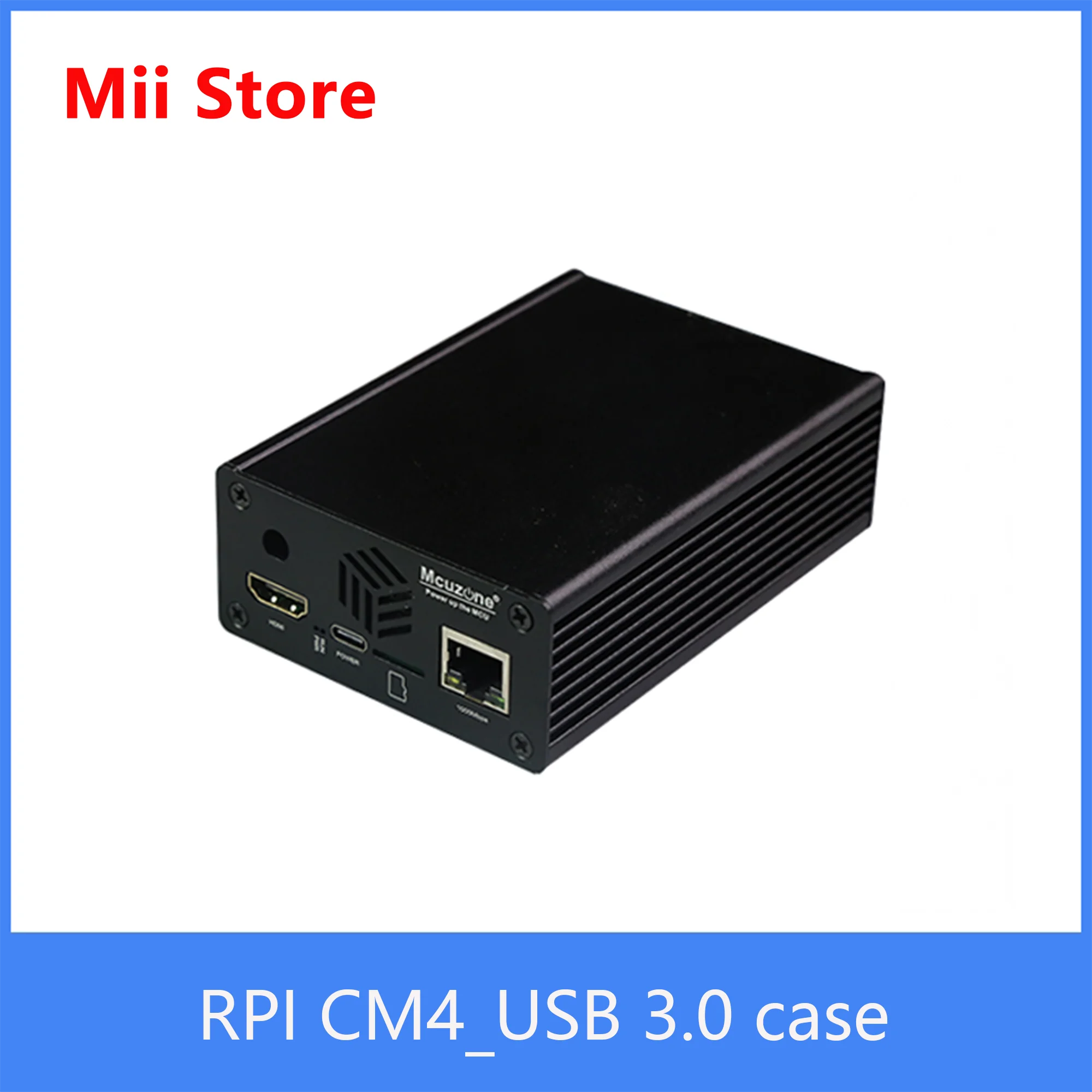 Custodia in alluminio serie Raspberry pi CM4, favorevole alla dissipazione del calore, bella e pratica, custodia per scheda minuscola/CM4 con antenna