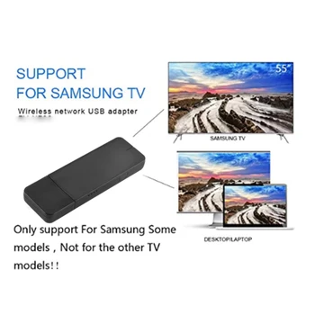 스마트 삼성 TV용 USB 어댑터, 삼성 WIS12ABGNX, WIS09ABGN, 5G, 300Mbps, 노트북용 와이파이 오디오 수신기