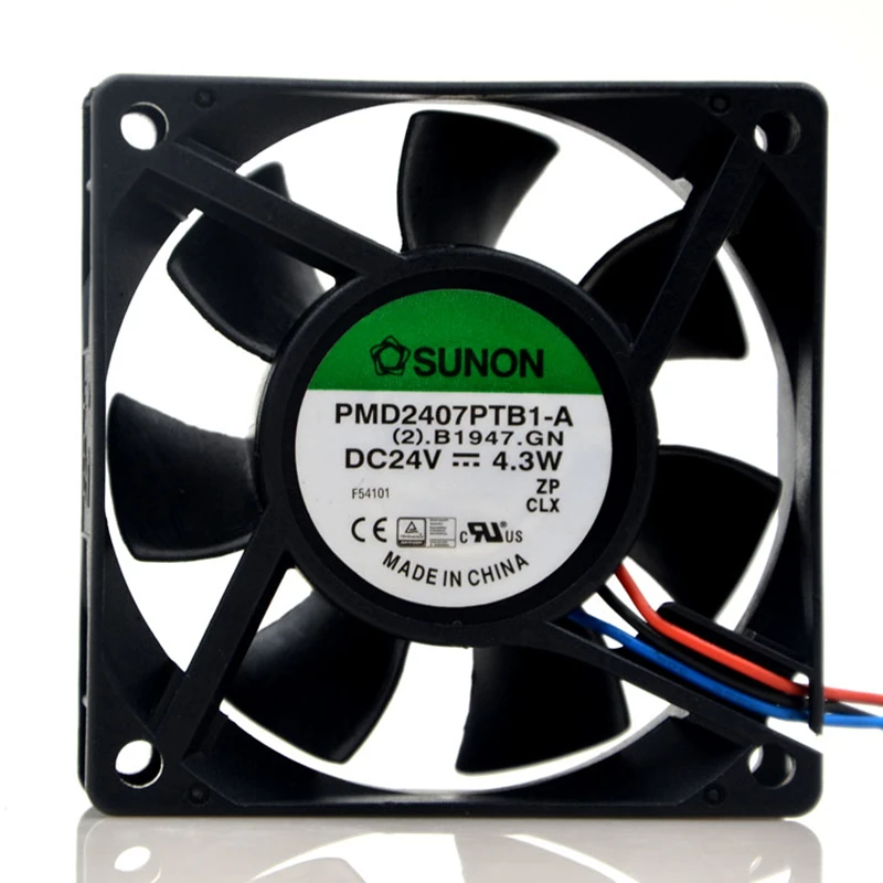 New original PMD2407PTB1-A 24V 4.3W 7CM 7025 3-wire inverter cooling fan