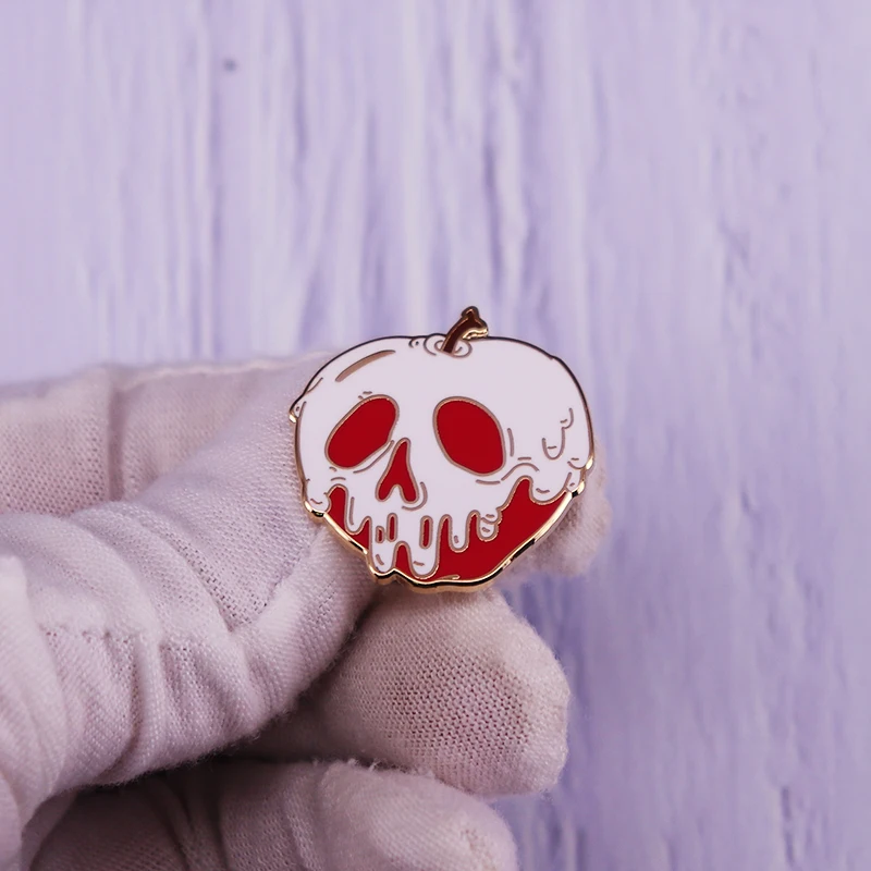 Pumpkin Ghost Skull Enamel Pin Brooch Cartoon Specter Gothic Badge Happy Halloween Jewelry Gift