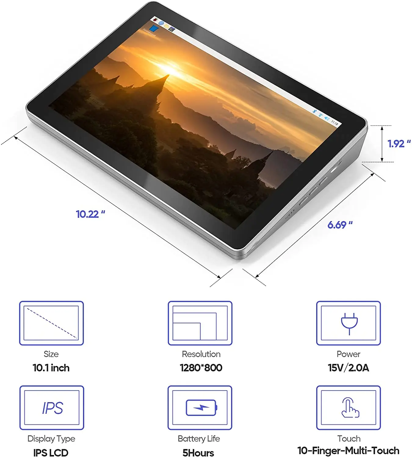 RasPad 3.0 - an All-in-One Tablet for Raspberry Pi with 10.1\