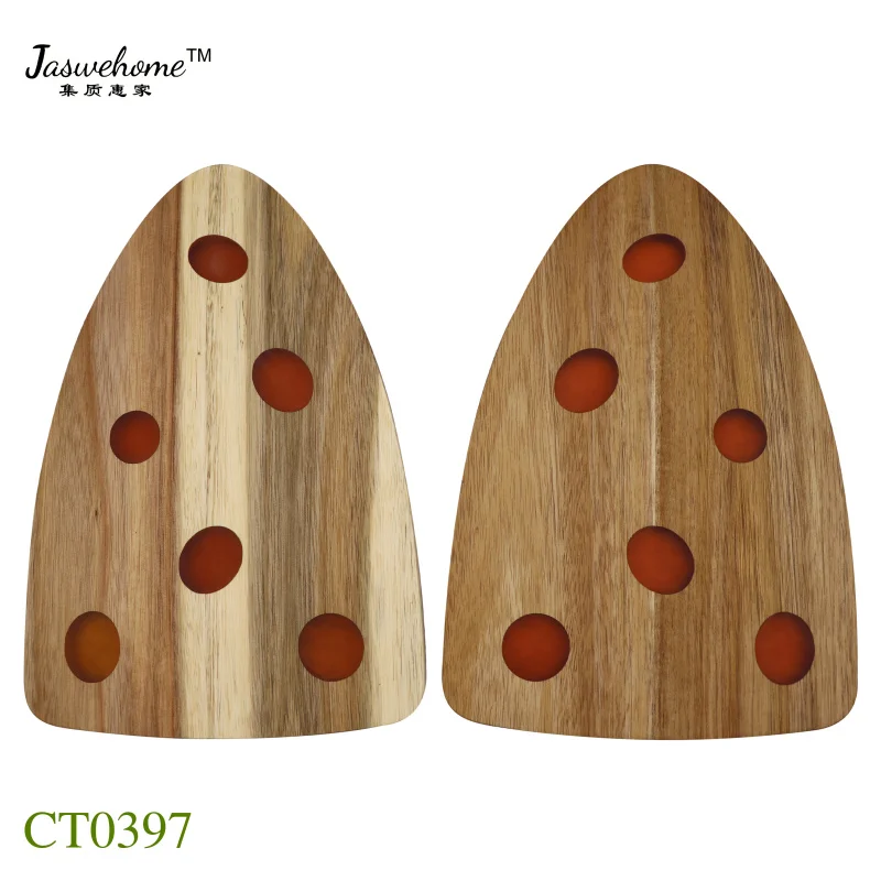 Jaswehome Resin Cheese Board Resin Cutting Boards Pallet Plank Luxury Charcuterie Wooden Serving Chopping Board Cheese Tools