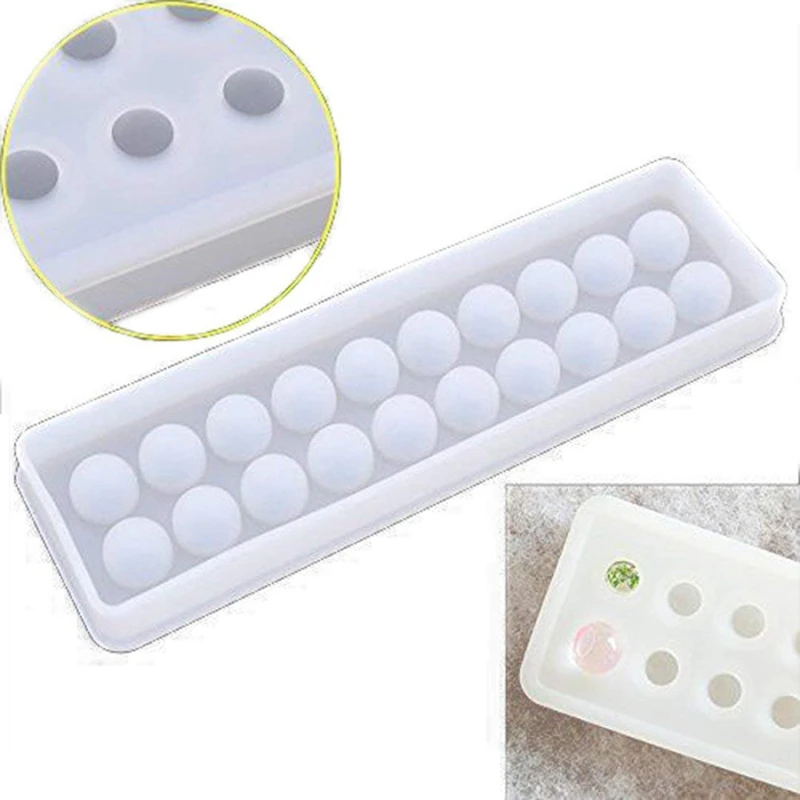 Silicone Mold Set Pendant Mold For Diy Necklace Bracelet Jewelry Making Craft-20 Cavities