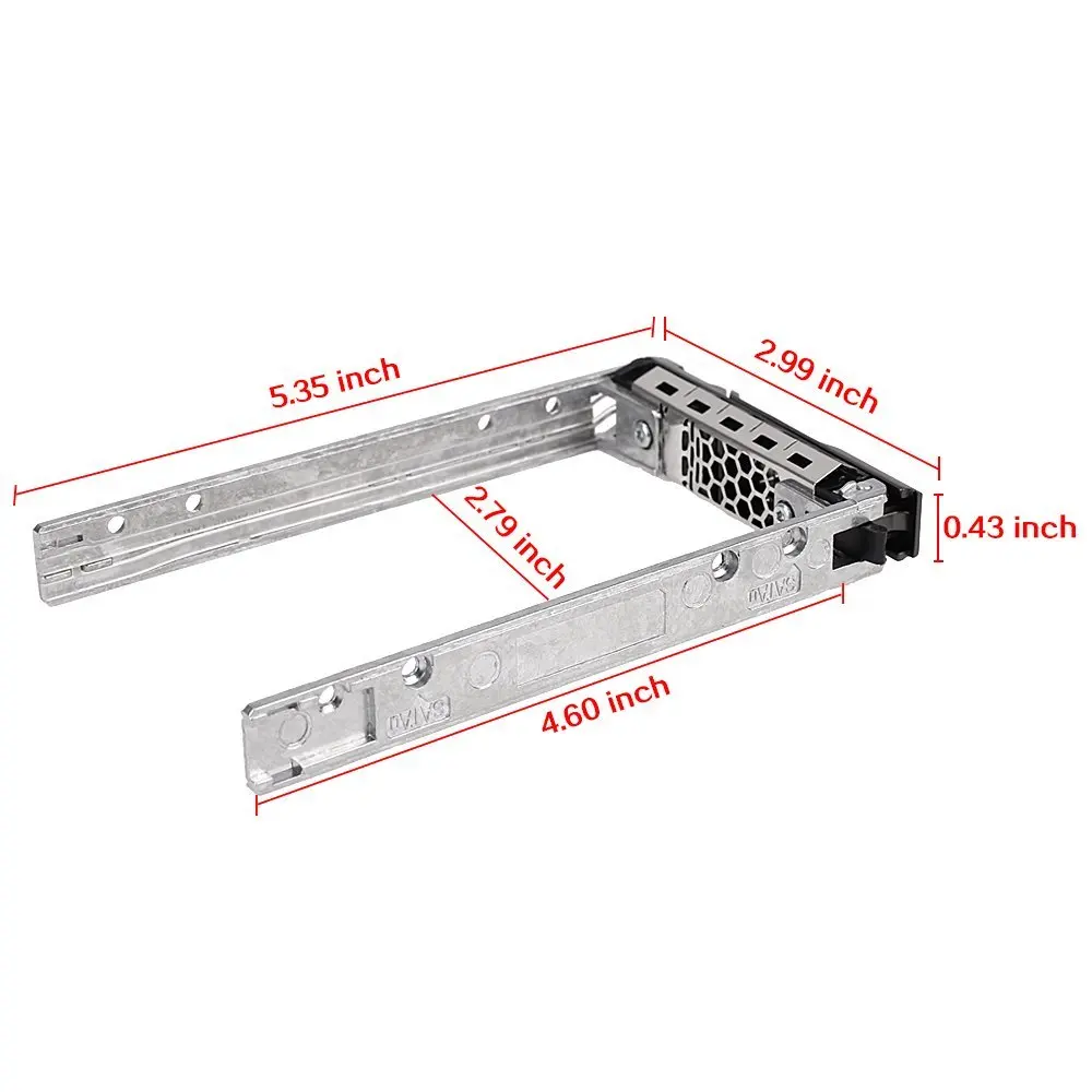Caddie de disque dur SAS/SATA 2.5 pouces G176J, pour serveur de la série R610 R710 R720 R410 R510 T710