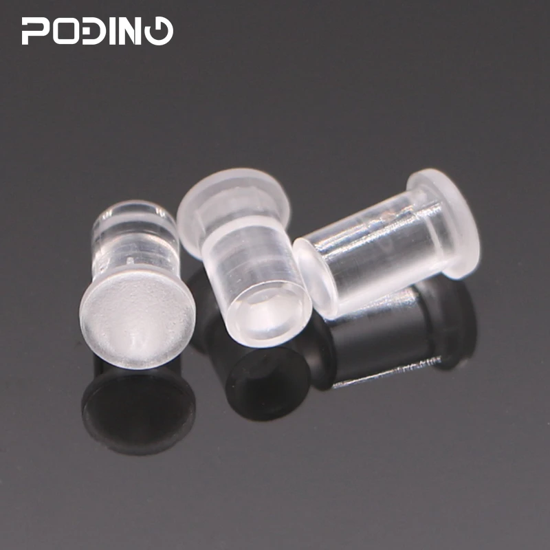 50pcs/lot Poding LED Light Pipe Plastic Round Head Light Guide Pipe PLP2-250