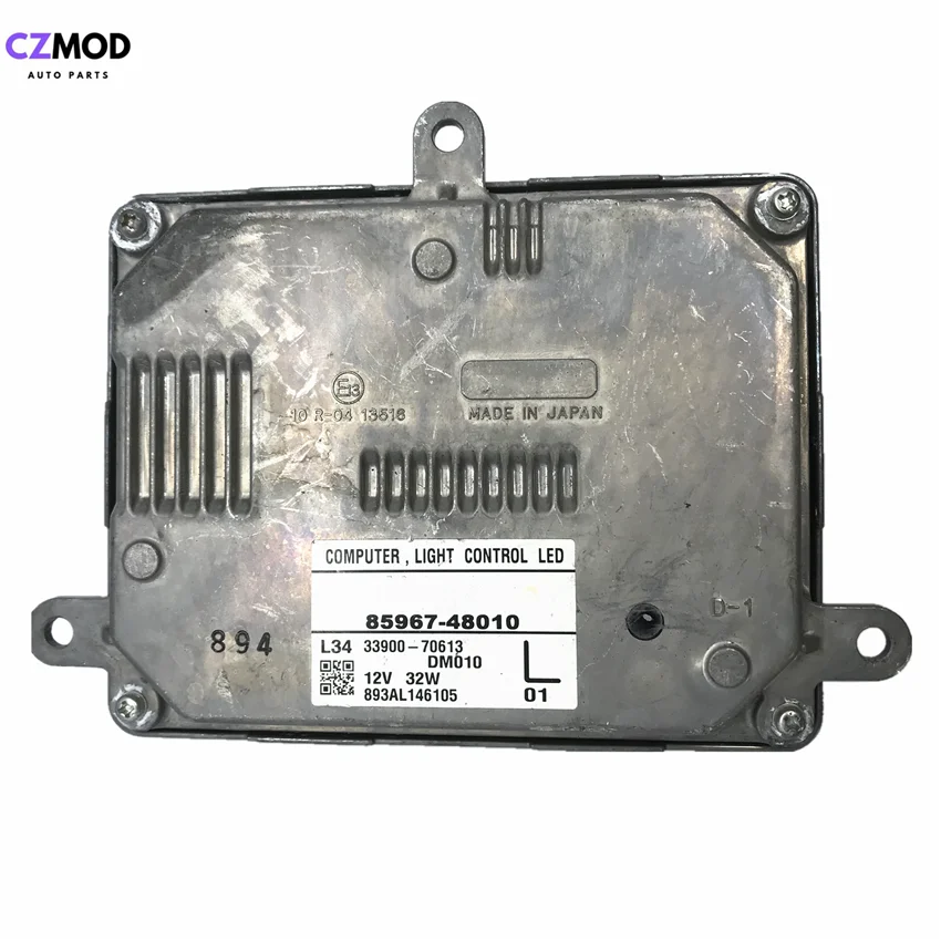 CZMOD Original 85967-48020 R01 85967-48010 L01 Headlight Computer Light Control Module 33800-70613 R34 L34 Car Accessories