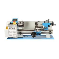 CQ0618A Horizontal Metal Milling Lathe Mini Lathe High-quality Bench Lathe Machine Household Variable Speed Metal Lathe 220V