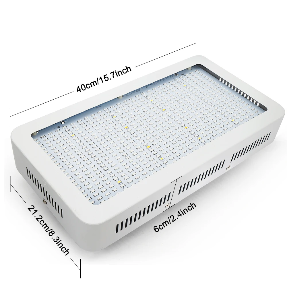 Imagem -04 - Led Crescer Espectro Completo de Luz Cultivo Interior Ac85265v Plantas Crescendo Lâmpada com Fonte Alimentação e Correntes 600w