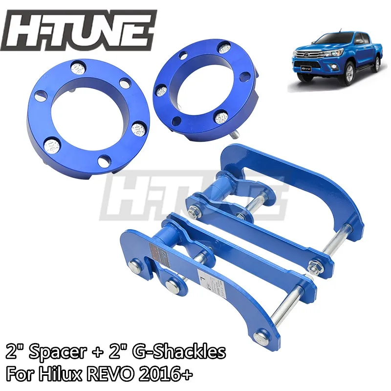 Lift Kits Front Spacer & Rear Leaf Spring G-Shackles Extended 2