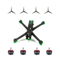 2021 New iFlight Nazgul V2 5inch freestyle Frame with 6mm arm With 4PCS XING 2207 Motors propeller for RC FPV DIY Racing drone