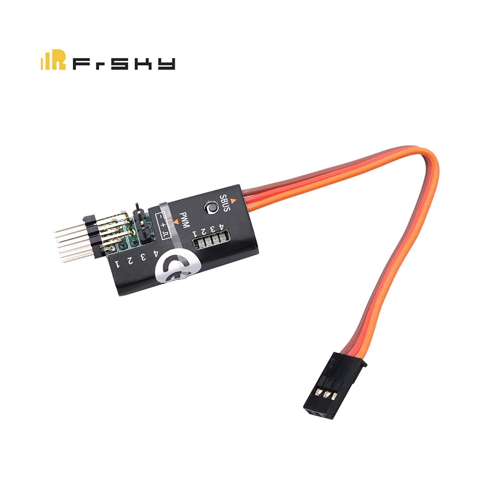 FrSky 4 Channel S.BUS to PWM Decoder for RC Model Receiver XM+ RXSR R9MM SBUS and Futaba Rx