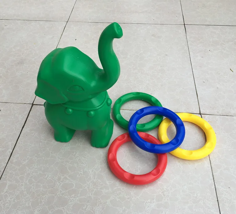 Sport Toy Kindergarten Baby Elephant Rings Children's Outdoor Toys Playground Training System Throwing Unisex Gymnastics 2021