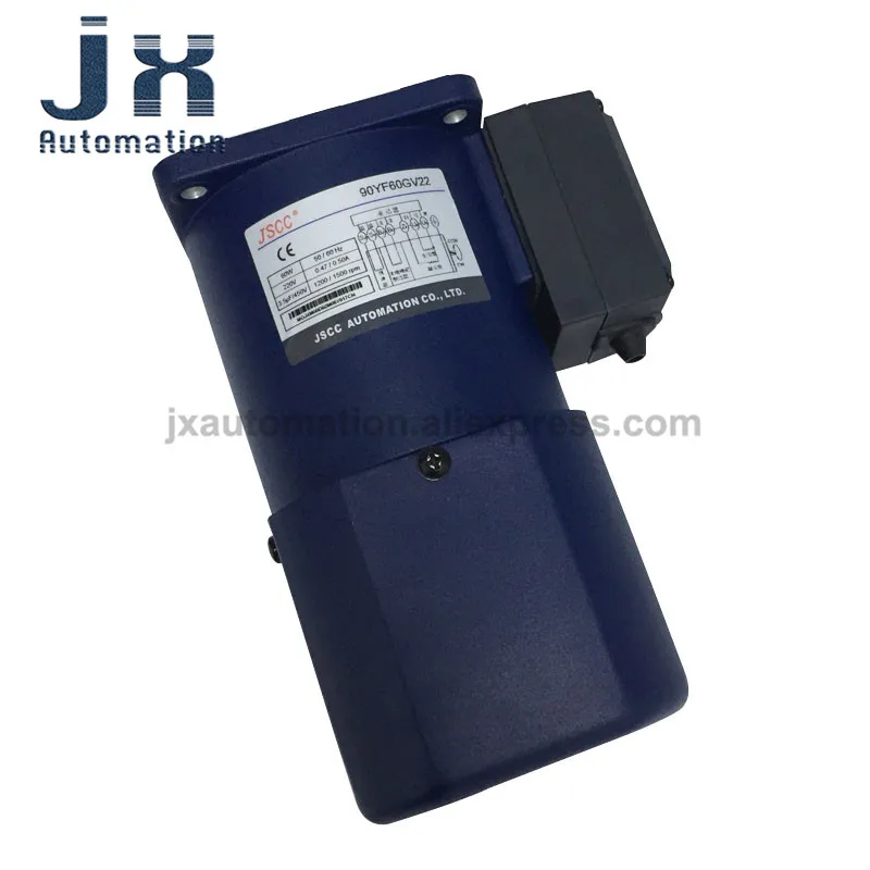 JSCC AC Variable Speed Motor 90YF60GV22 60W 220V Electromagnetic Braking Motor