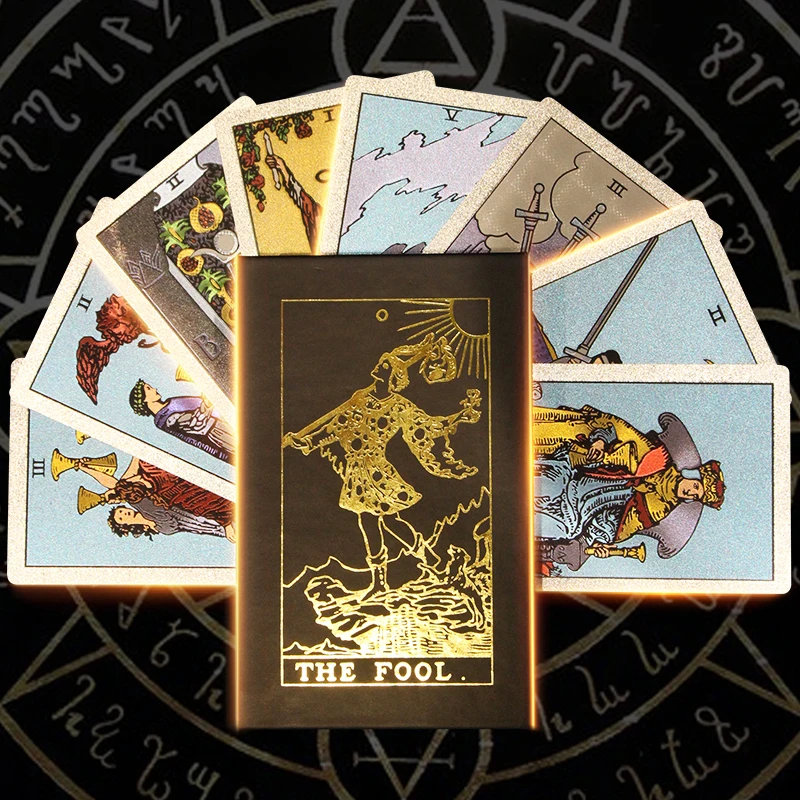 New Fashion Trend 78PCS Entertainment Tarot Original 1909 Light Seers Divination Fate Playing Card High Quality Oracle Card