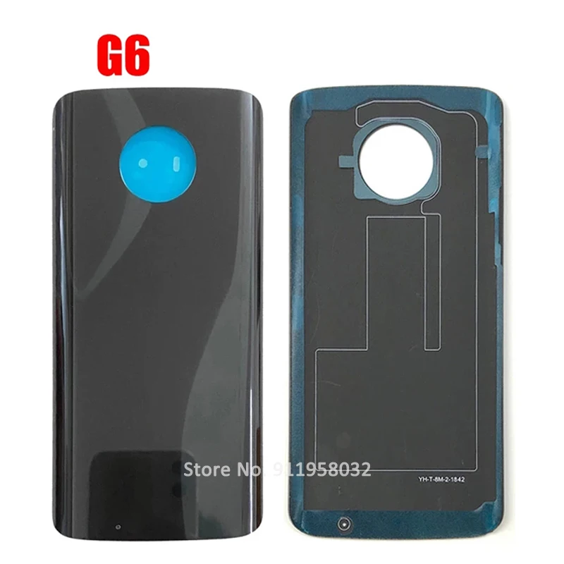 Back Cover For Motorola Moto G6 Battery Door Housing For Moto G6 Play Back Cover Housing For G6 Plus Battery Cover Replacement