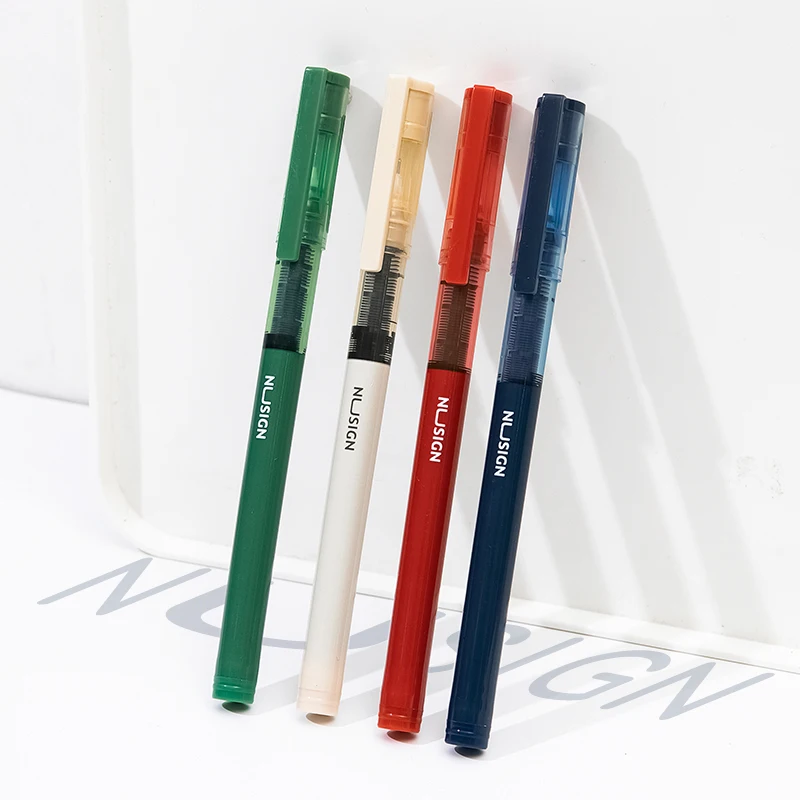 0.5mm Extra Fine Point Quick-Drying Ink Rolling Ball Pens Gel Pen Stationery