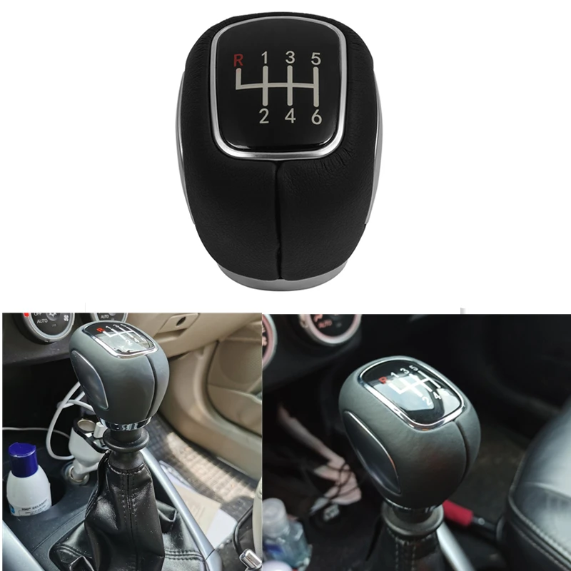 5/6 Speed Car Gear Shift Knob Head for Mitsubishi Outlander (2006) Yige (2017-2018) Lancer Evolution (2004-2006) Lancer IX 2010