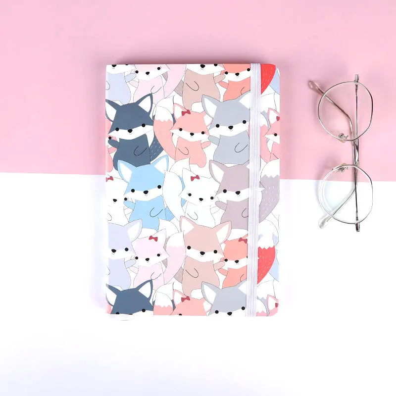 Sharkbang A5 A6 A7 Mini Notebook Trompet Leuke Notepad Hard Cover Kawaii Kat Dieren Handbook Tijdschrift Agenda Boeken Briefpapier