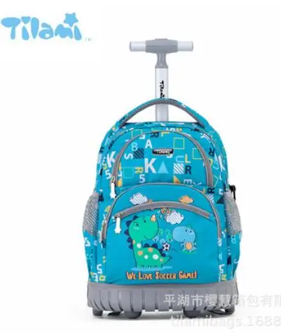 school bag wheels School Rolling backpack Bags kids travel trolley backpack 16 inch Children school wheeled backpack for girl