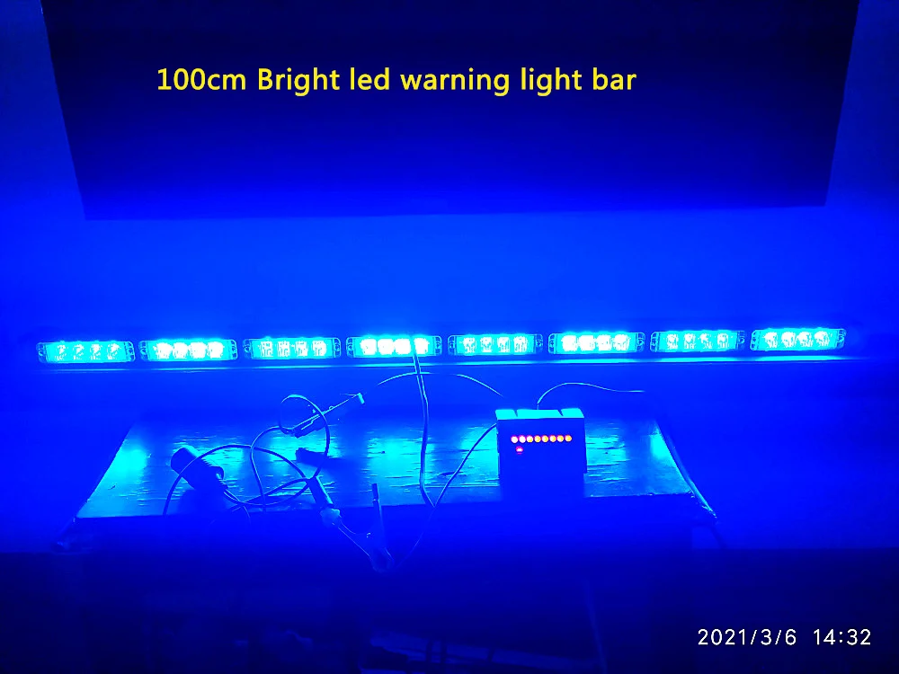 40inch 32W Bright Led emergency bar light,Car Led strobe Warning light with 2 brackets,mutil-function controller,waterproof