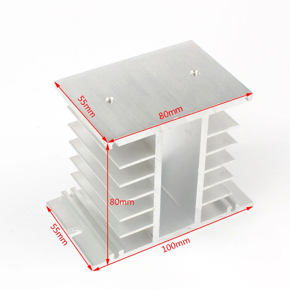 H-50 Heat Sink Dissipation Radiator for 1pcs DA AA DD VA VD LA single phase solid state relay switch 10A 15A 20A 25A 40A 60A