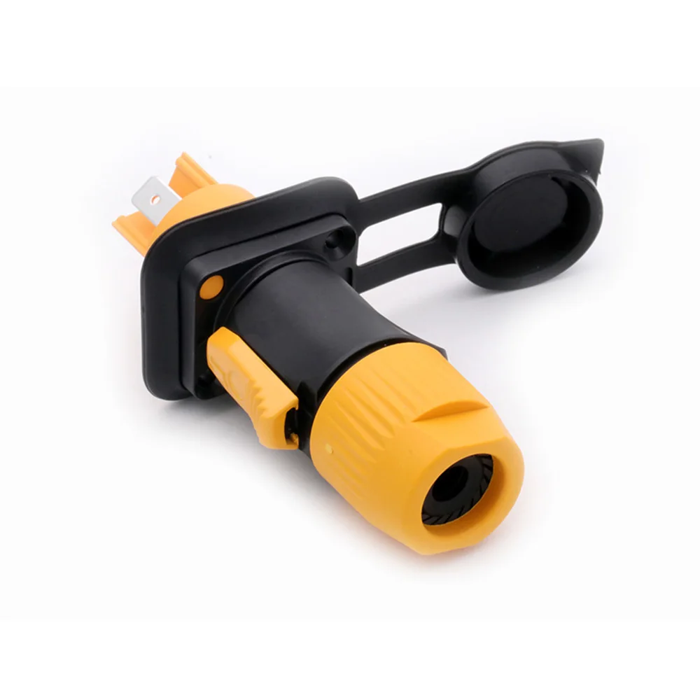 Imagem -06 - Plugue de Alimentação Impermeável com Tela Led Grande Retardador de Chamas 20a Pa66 Conector de Alimentação Industrial Out in Alta Qualidade 100 Pcs