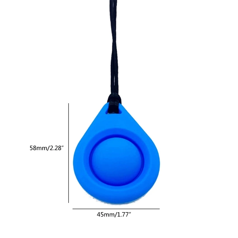 Anneau dentition en Silicone pour bébé, pendentif à mâcher sensoriel, collier sucette, jouet d\'allaitement pour nouveau-né, cadeaux pour nourrissons